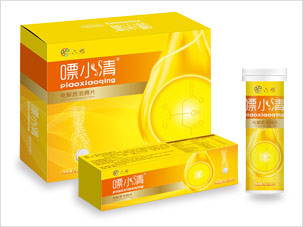 六然醫(yī)療嘌小清泡騰片保健品包裝設(shè)計(jì)