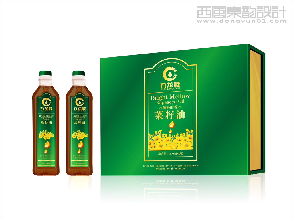澳加糧油工業(yè)有限公司菜籽油禮盒設(shè)計(jì)、菜籽油瓶簽設(shè)計(jì)