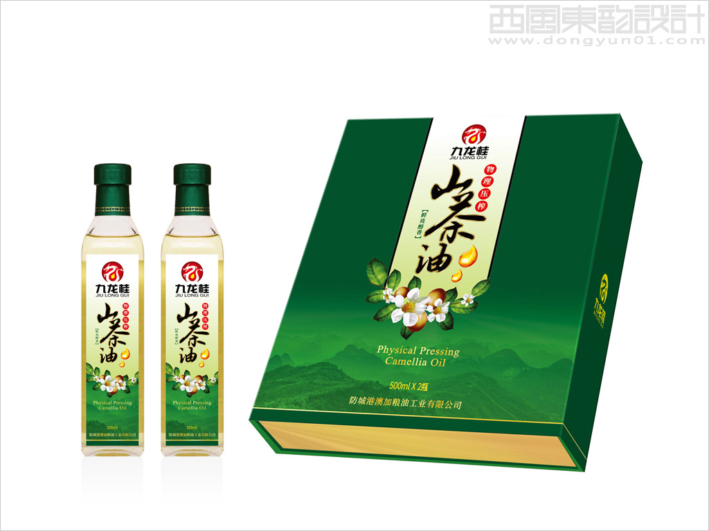澳加糧油工業(yè)有限公司山茶油禮盒設(shè)計(jì)、山茶油瓶簽設(shè)計(jì)