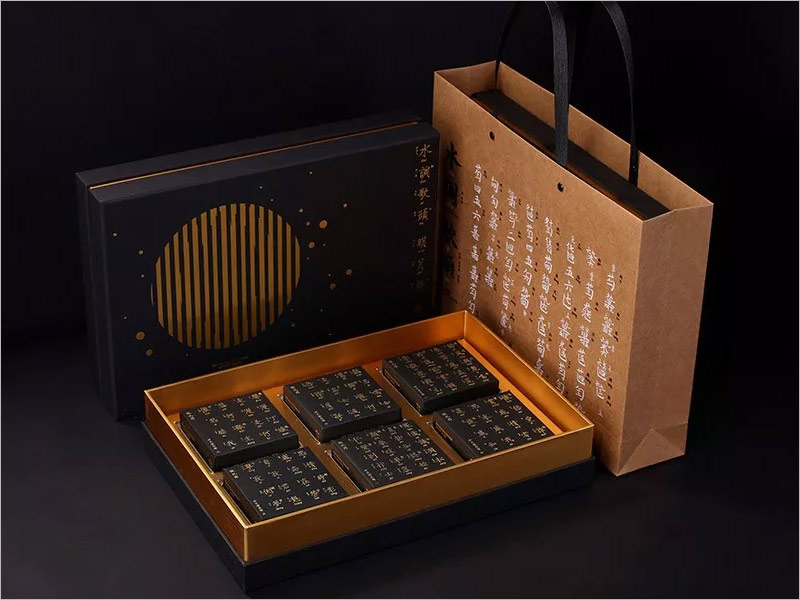 書法月餅禮盒包裝設(shè)計(jì)，吃的不是月餅，吃的是文化