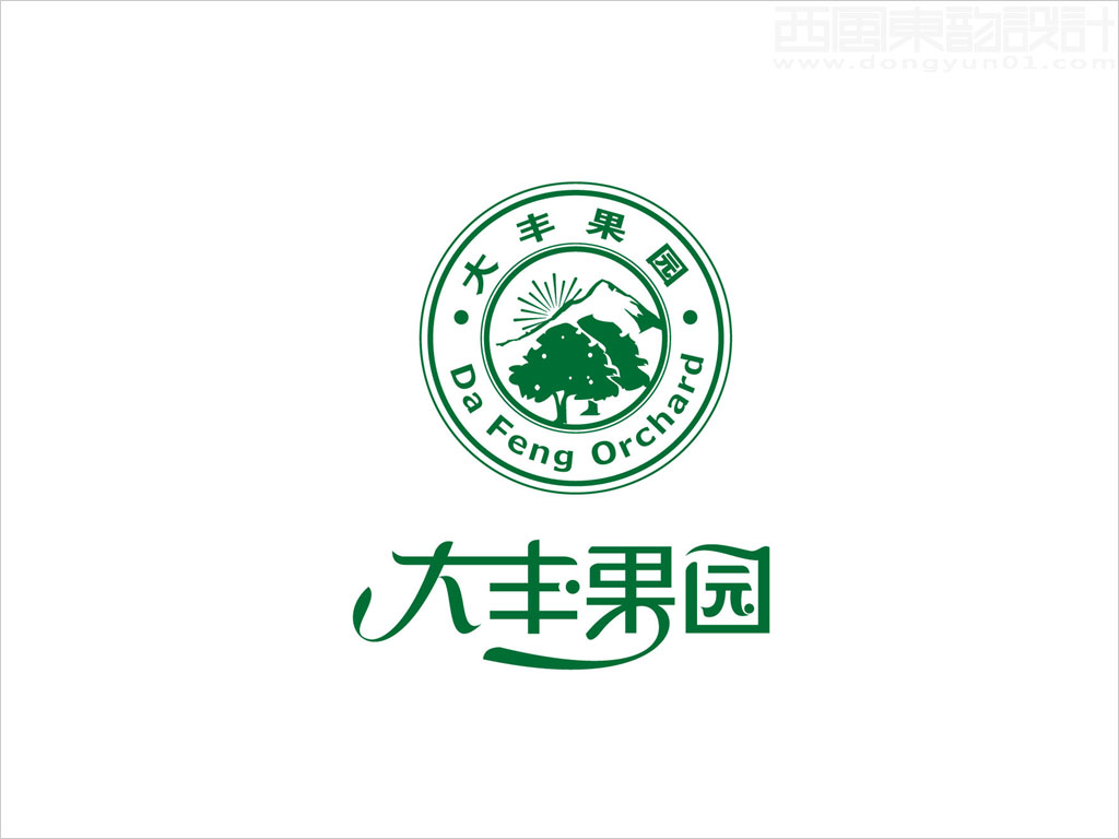 北京鵬力達食品有限公司大豐果園logo設(shè)計