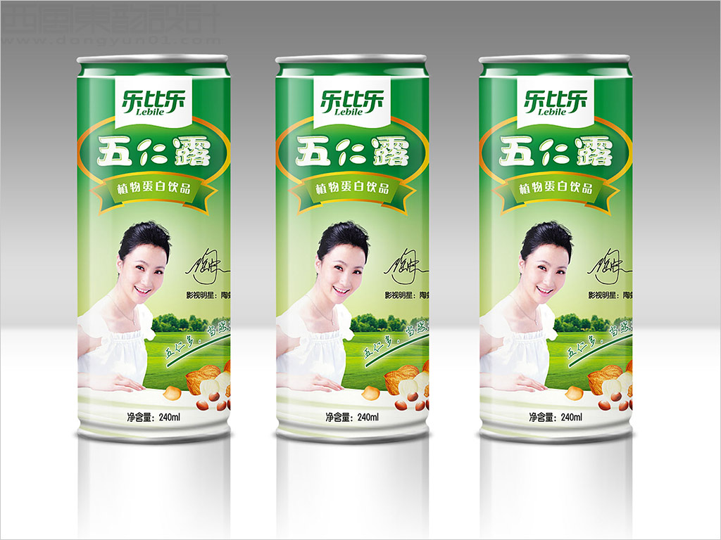 承德樂(lè)比樂(lè)飲品有限公司五仁露植物蛋白飲品包裝設(shè)計(jì)