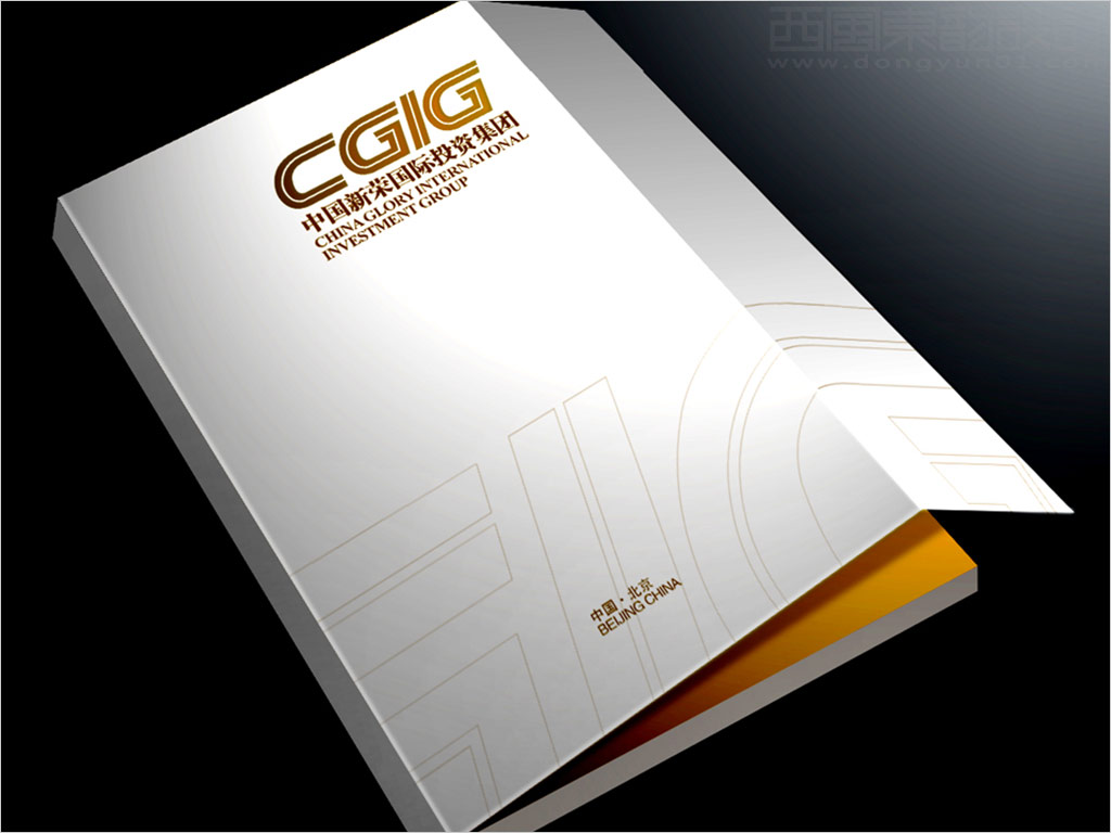 中國新榮國際投資集團畫冊封面設(shè)計
