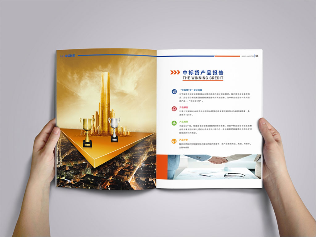 北京國信創(chuàng)新科技股份有限公司畫冊內頁設計