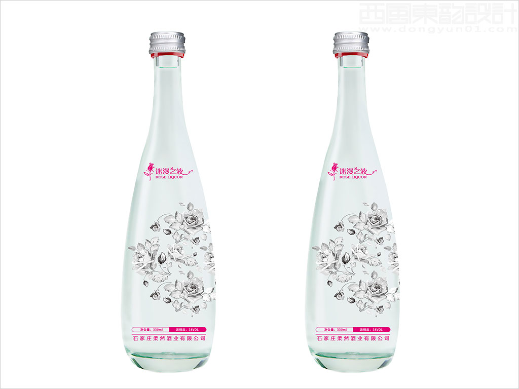 石家莊柔然酒業(yè)有限公司迷漫之液白酒包裝設(shè)計圖片