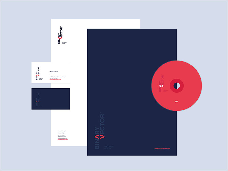 Binary Vector公司信紙?jiān)O(shè)計(jì)
