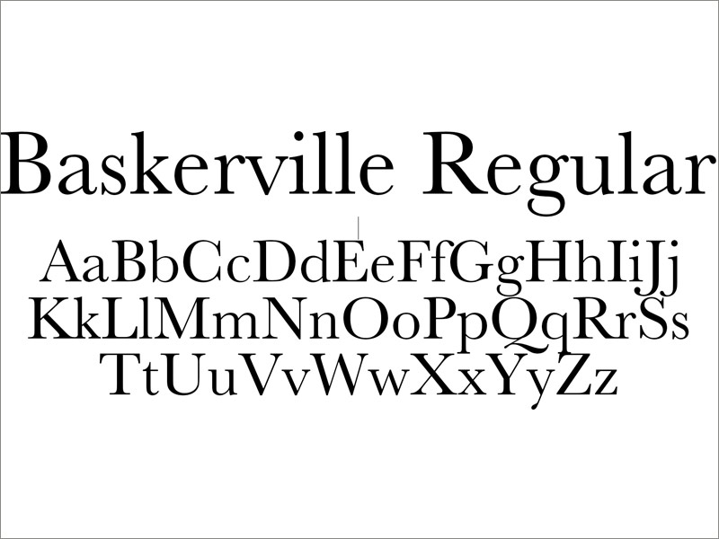 過渡字體設(shè)計特點 過渡字體設(shè)計特點