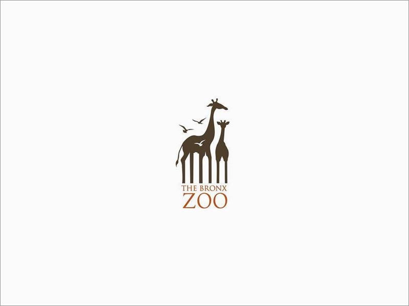 The bronx zoo 布朗克斯動物園logo設計 The bronx zoo 布朗克斯動物園logo設計