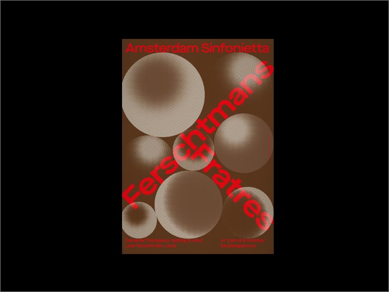 鄧巴工作室（Studio Dumbar）為阿姆斯特丹小交響樂(lè)團(tuán)（Sinfonietta）所做的工作旨在刷新音樂(lè)團(tuán)的形象