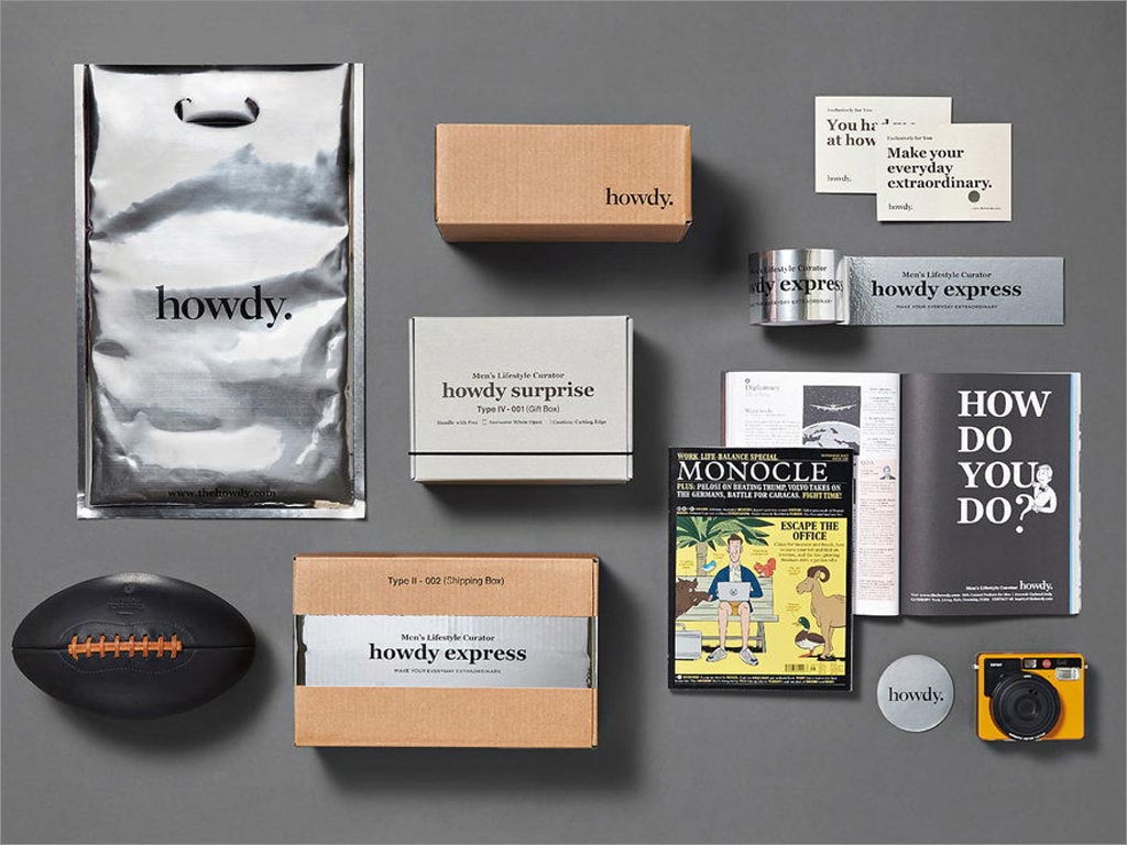 韓國Howdy男士生活館產(chǎn)品包裝設計