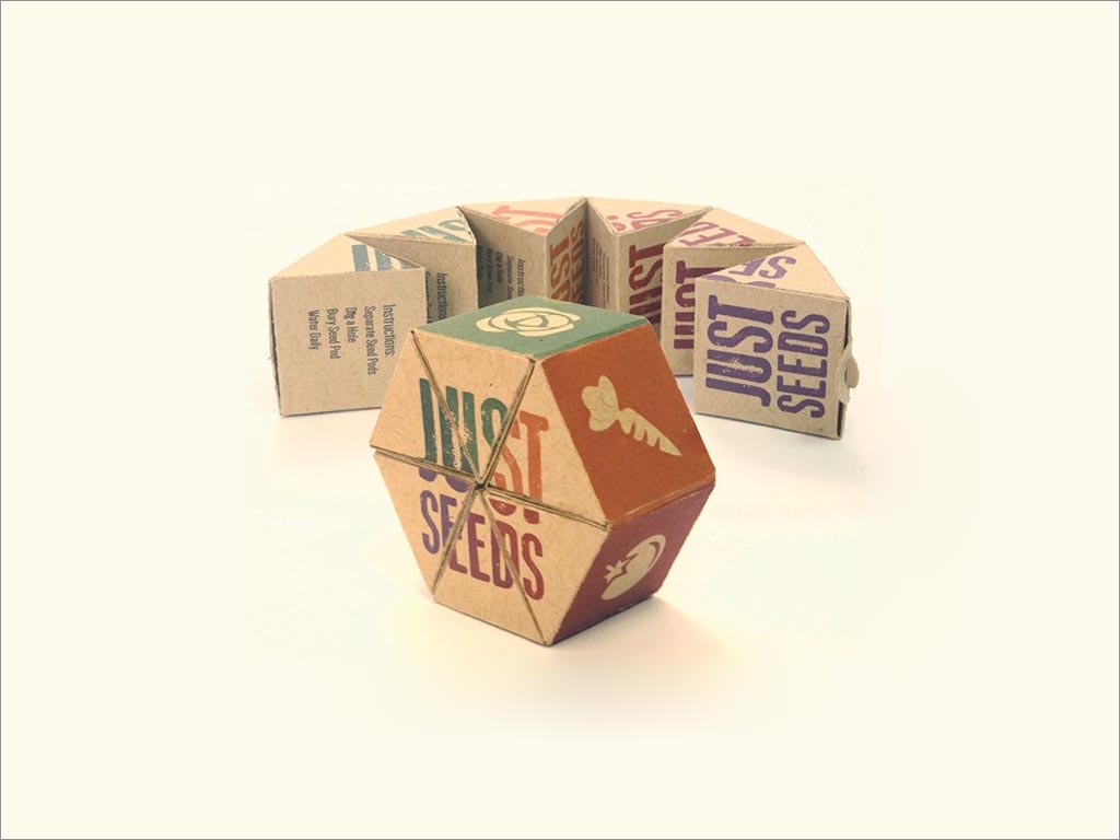 讓我們從這個有趣的異形形種子包裝設(shè)計開始。