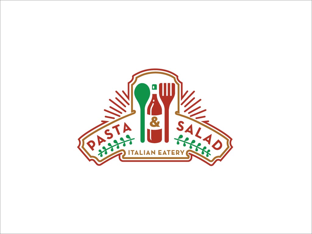 padta salad西餐廳logo設計