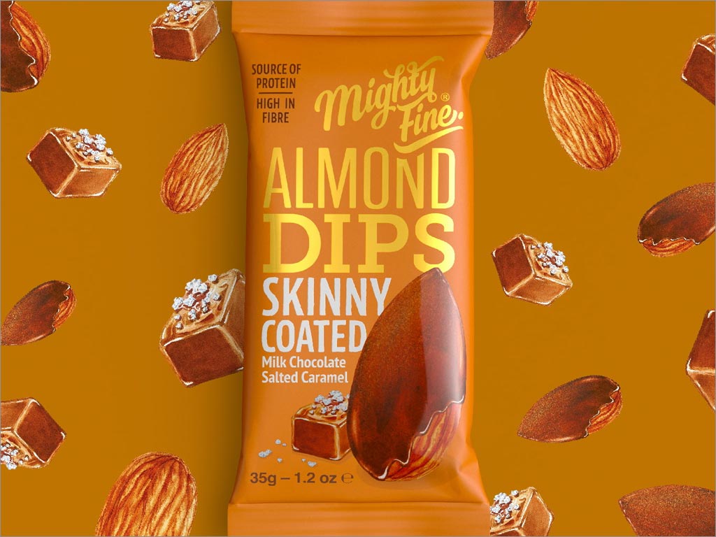 英國(guó)Mighty Fine休閑零食包裝設(shè)計(jì)