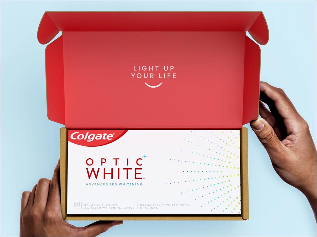 高露潔口腔和牙齒護理套裝禮盒包裝設(shè)計