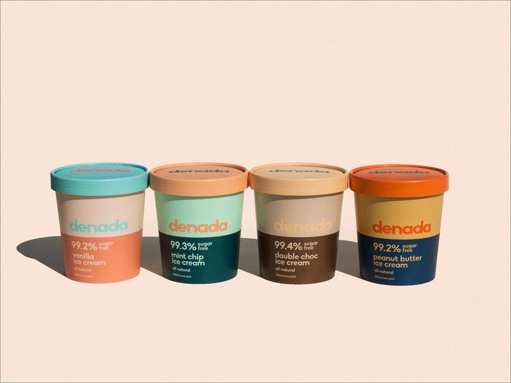 德納達(dá)Denada無(wú)糖冰淇淋包裝設(shè)計(jì)