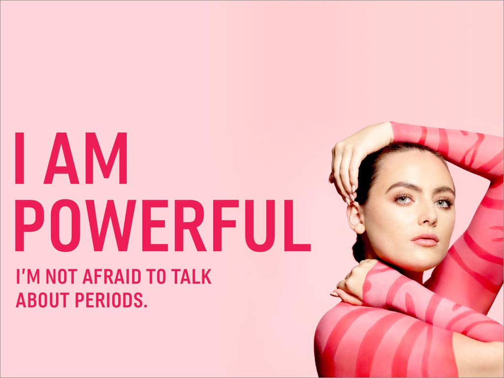 英國樂購旗下TOTM女性有機衛(wèi)生產(chǎn)品海報設計