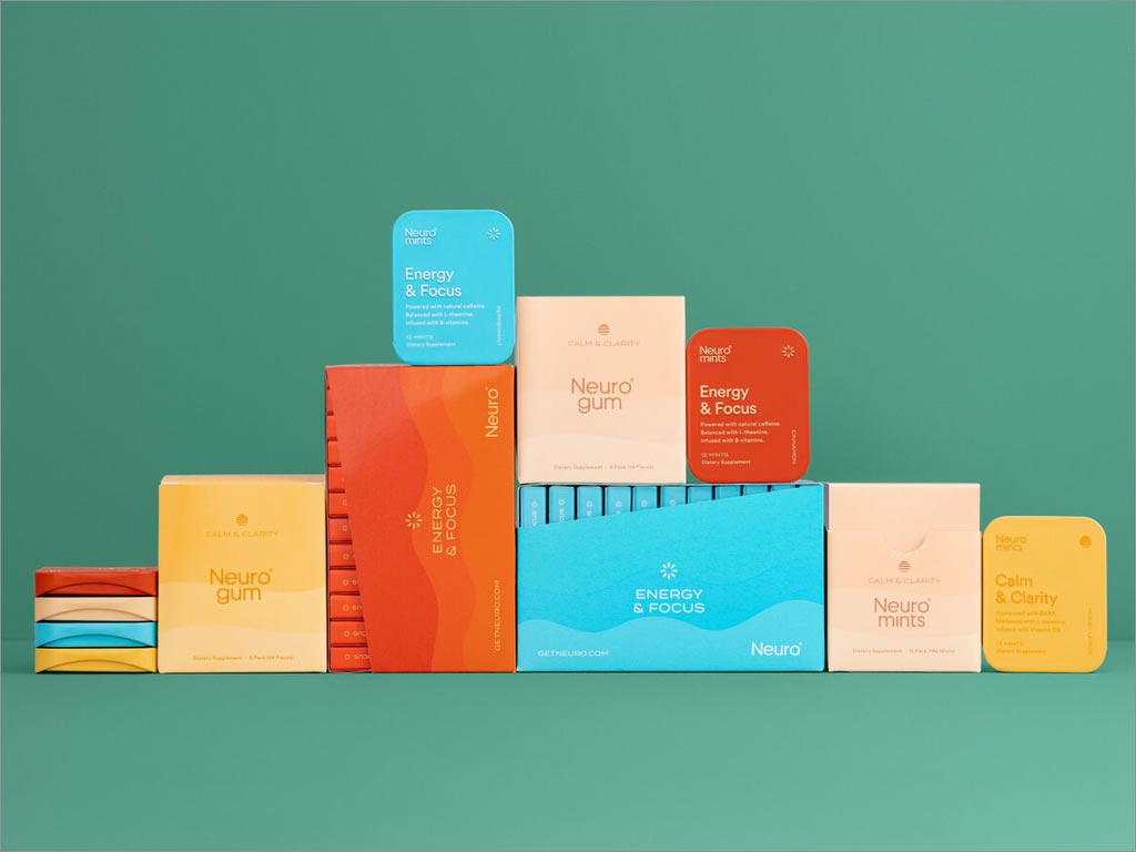 美國(guó)Neuro口香糖薄荷糖包裝設(shè)計(jì)
