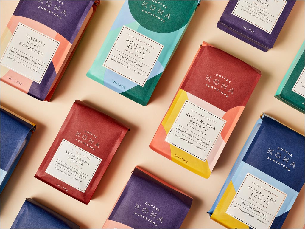 Kona咖啡包裝袋設(shè)計