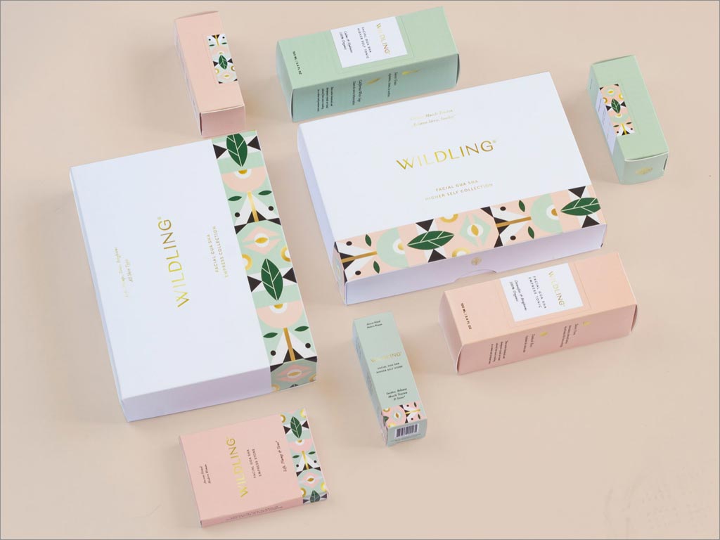 法國Wilding精油護膚產(chǎn)品包裝設(shè)計之實物照片