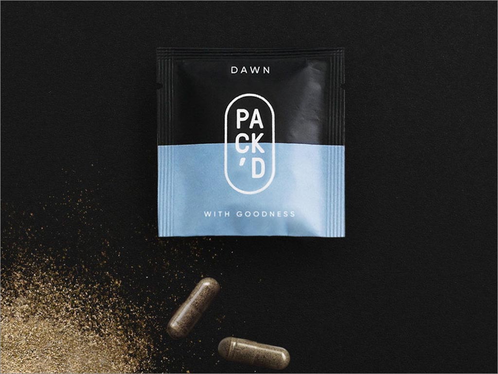 比利時Pack'd黎明裝維生素保健品內(nèi)袋包裝設(shè)計