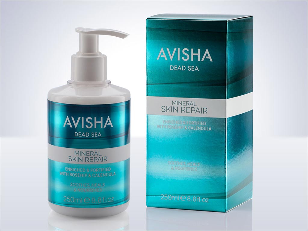 英國(guó)Avisha死海的身體護(hù)理產(chǎn)品包裝設(shè)計(jì)