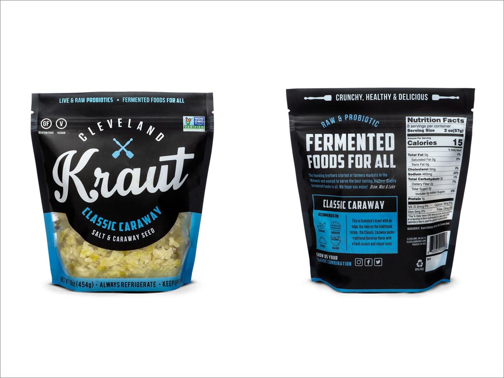 克利夫蘭廚房酸泡菜發(fā)酵食品包裝袋設(shè)計