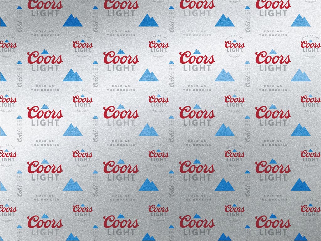 美國Coors Light啤酒包裝紙設(shè)計