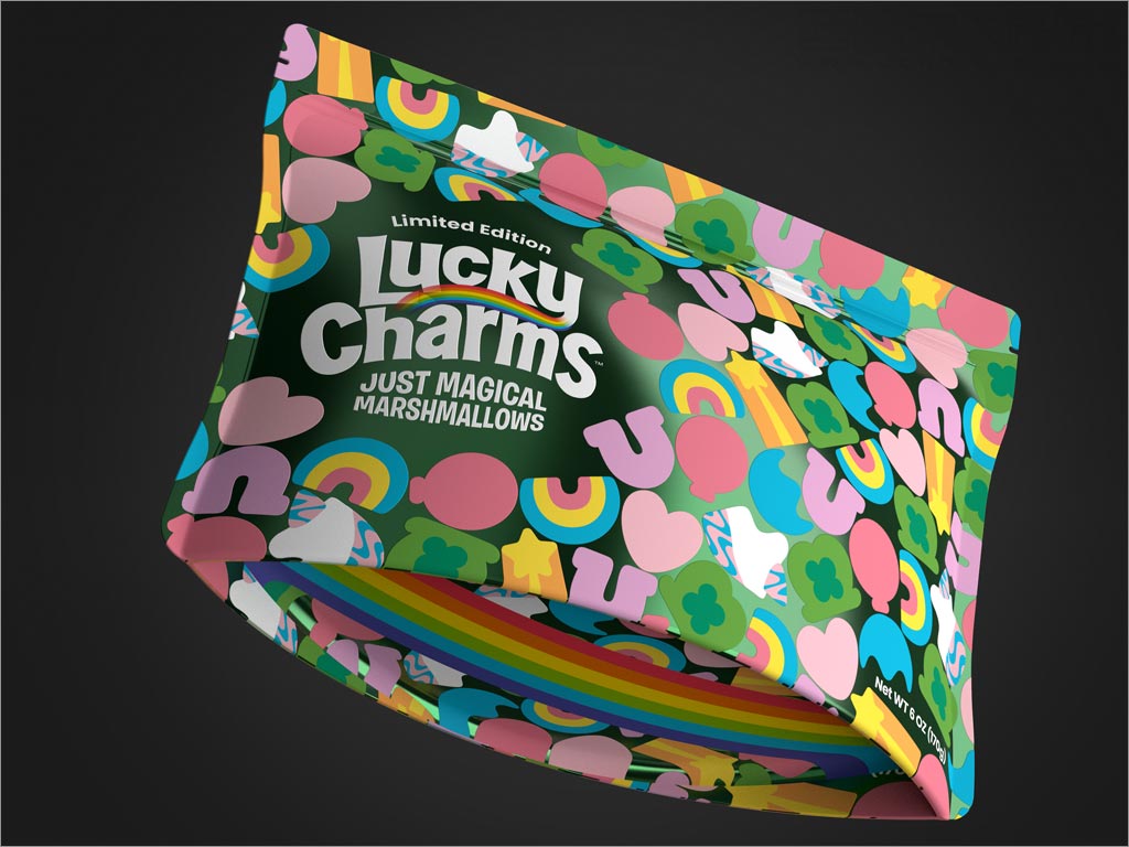 美國Lucky Charms Just Magical棉花糖包裝設(shè)計(jì)之實(shí)物照片