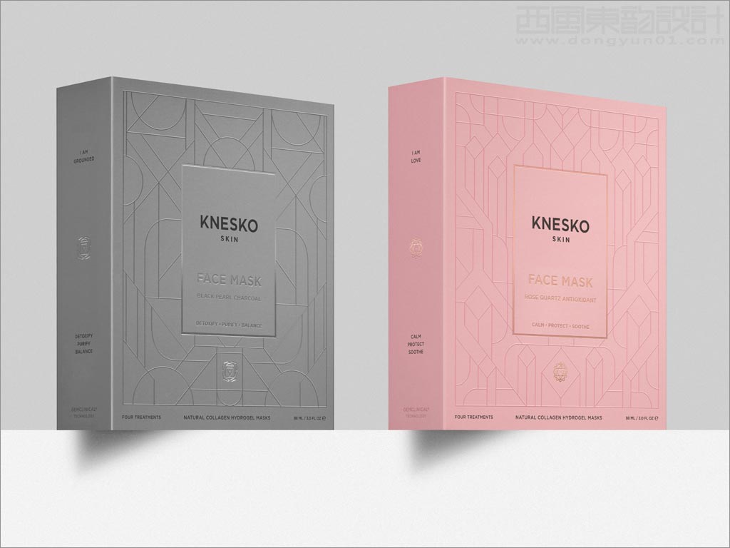 美國KNESKO SKIN面膜禮盒包裝設(shè)計(jì)