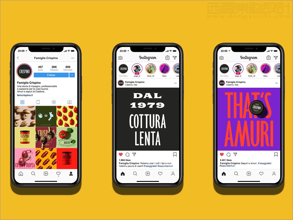 意大利Famiglia Crispino調(diào)味醬料移動端網(wǎng)站設(shè)計(jì)