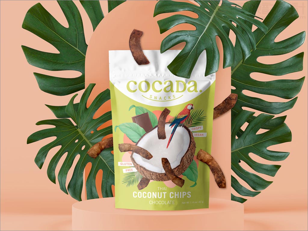 西班牙cocada椰子甜點零食小吃包裝設(shè)計之實物照片