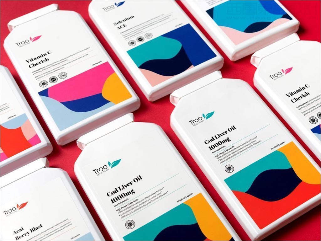 英國Troo Healthcare保健補(bǔ)品包裝設(shè)計