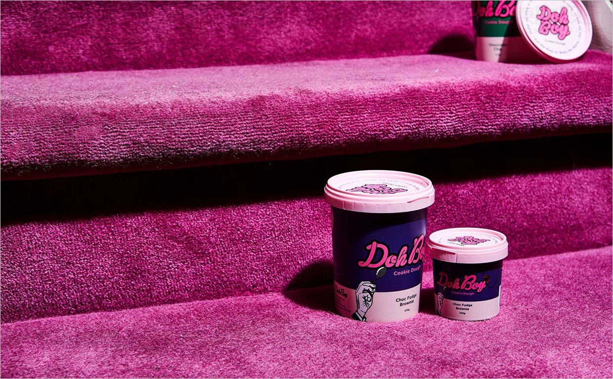 朋克搖滾風(fēng)格的dohboy曲奇餅干包裝設(shè)計(jì)