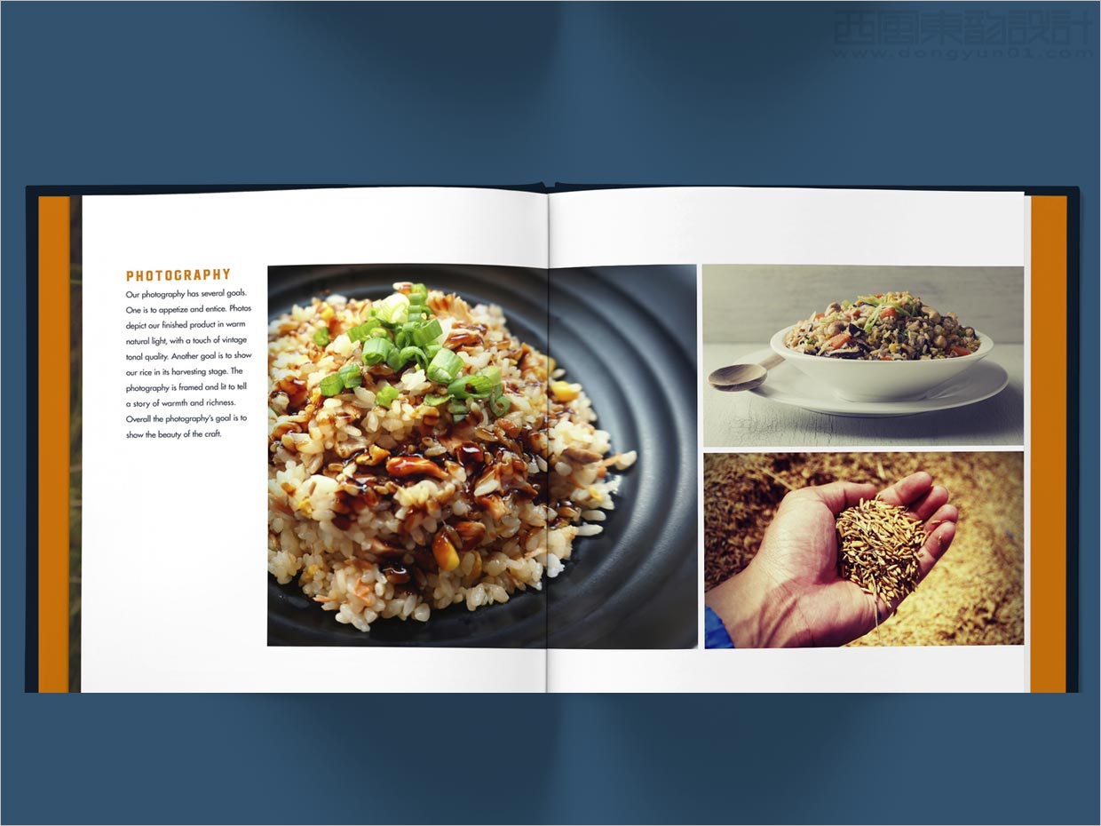 美國Heritage大米品牌vi手冊內(nèi)頁設計