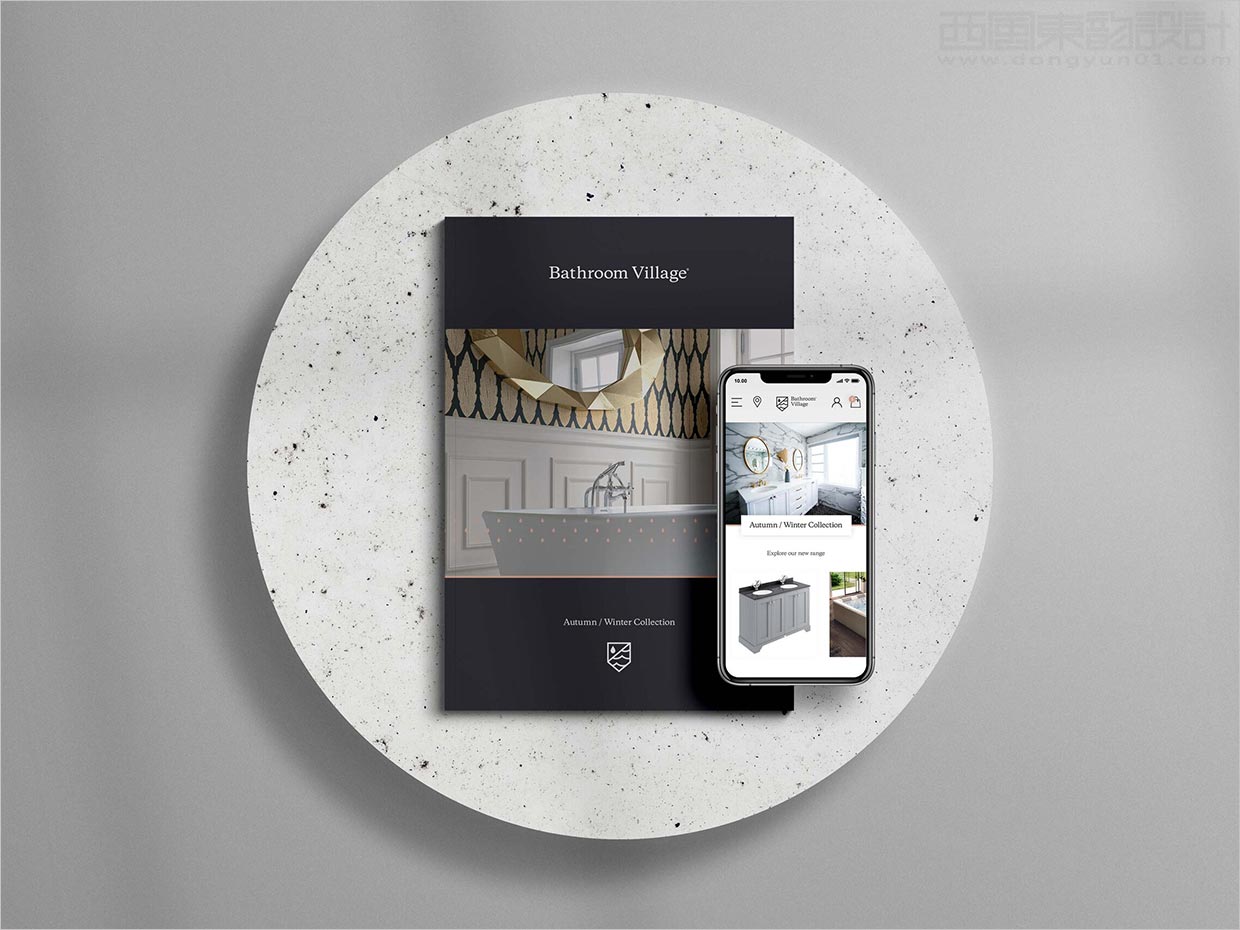 英國(guó)Bathroom Village浴室用品品牌vi設(shè)計(jì)之移動(dòng)端網(wǎng)站頁面設(shè)計(jì)