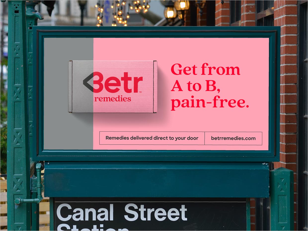 美國Betr OTC藥品海報設(shè)計