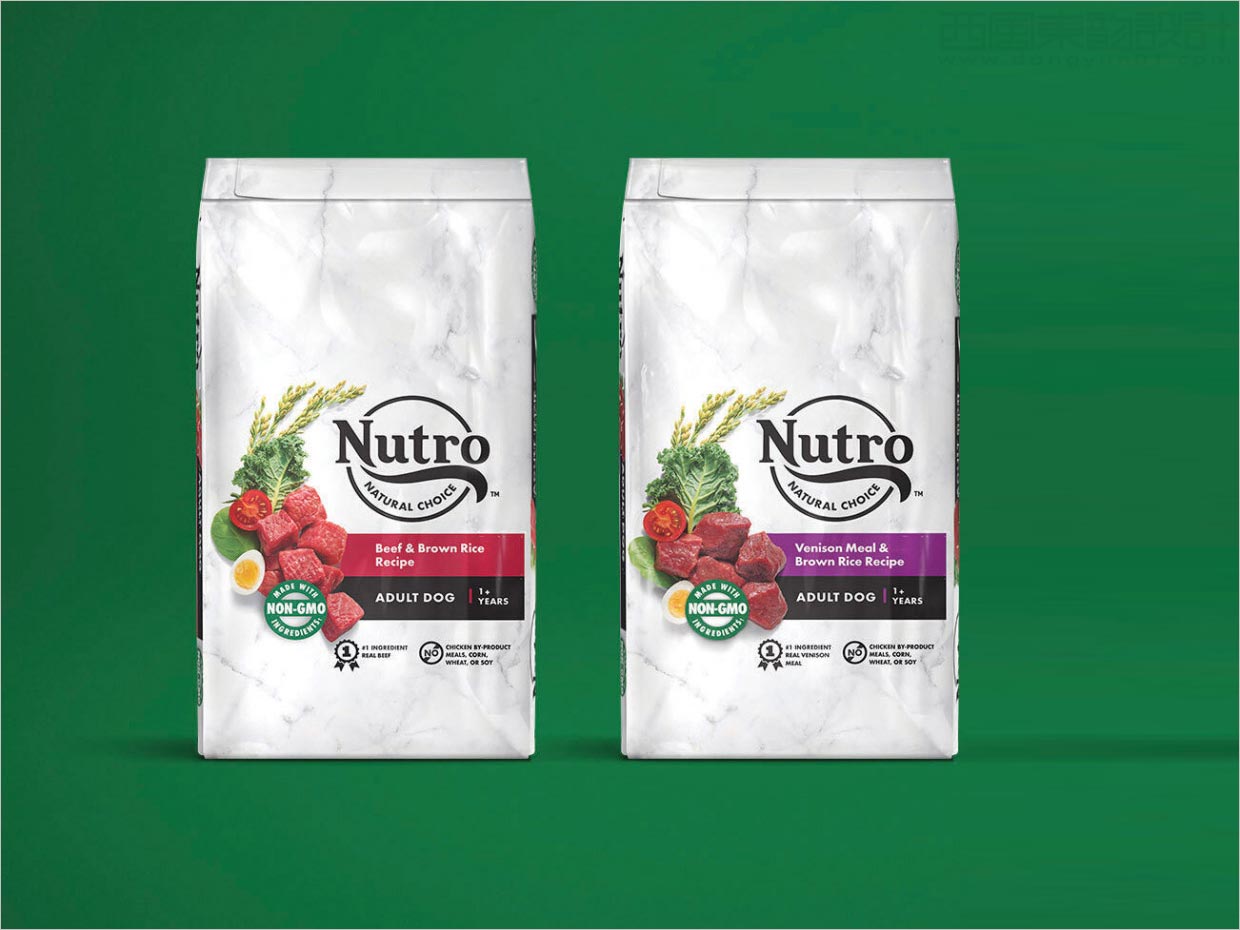 美國(guó)Nutro天然寵物食品包裝設(shè)計(jì)