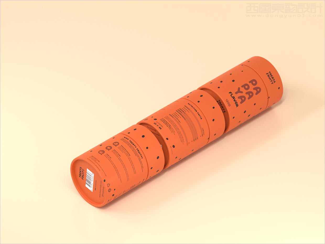 簡潔時尚的Treaty Fruity寵物食品包裝設(shè)計(jì)