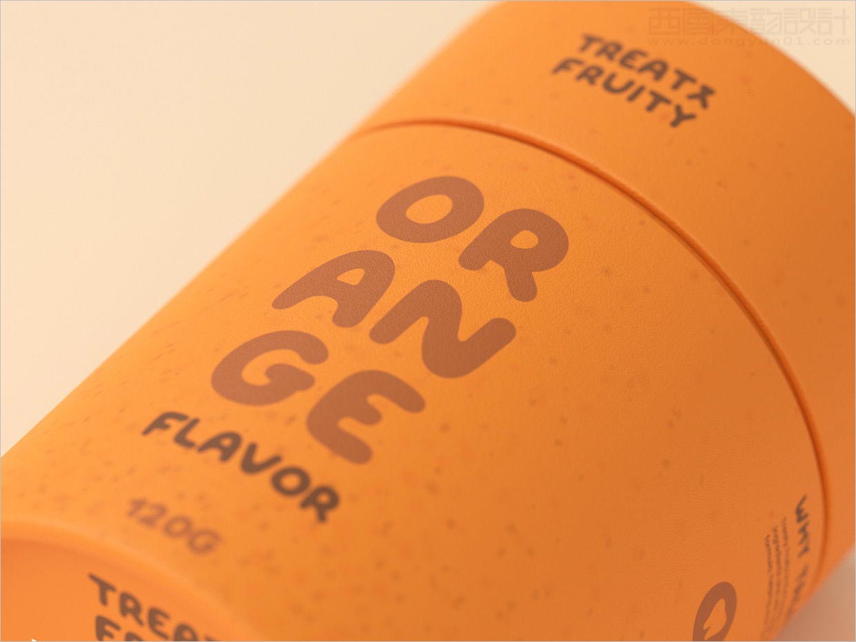簡潔時尚的Treaty Fruity寵物食品包裝設(shè)計(jì)之局部細(xì)節(jié)展示