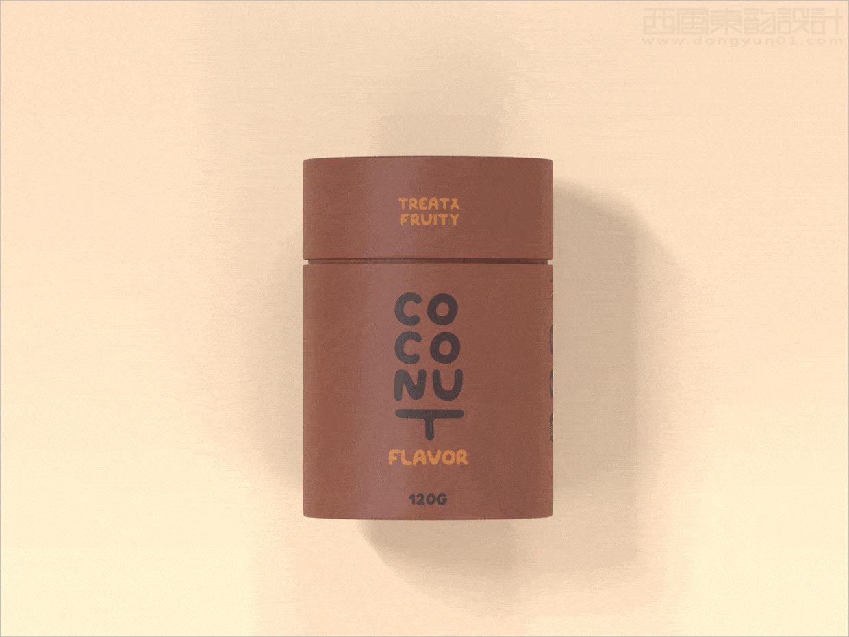 簡潔時尚的Treaty Fruity寵物食品包裝設(shè)計(jì)