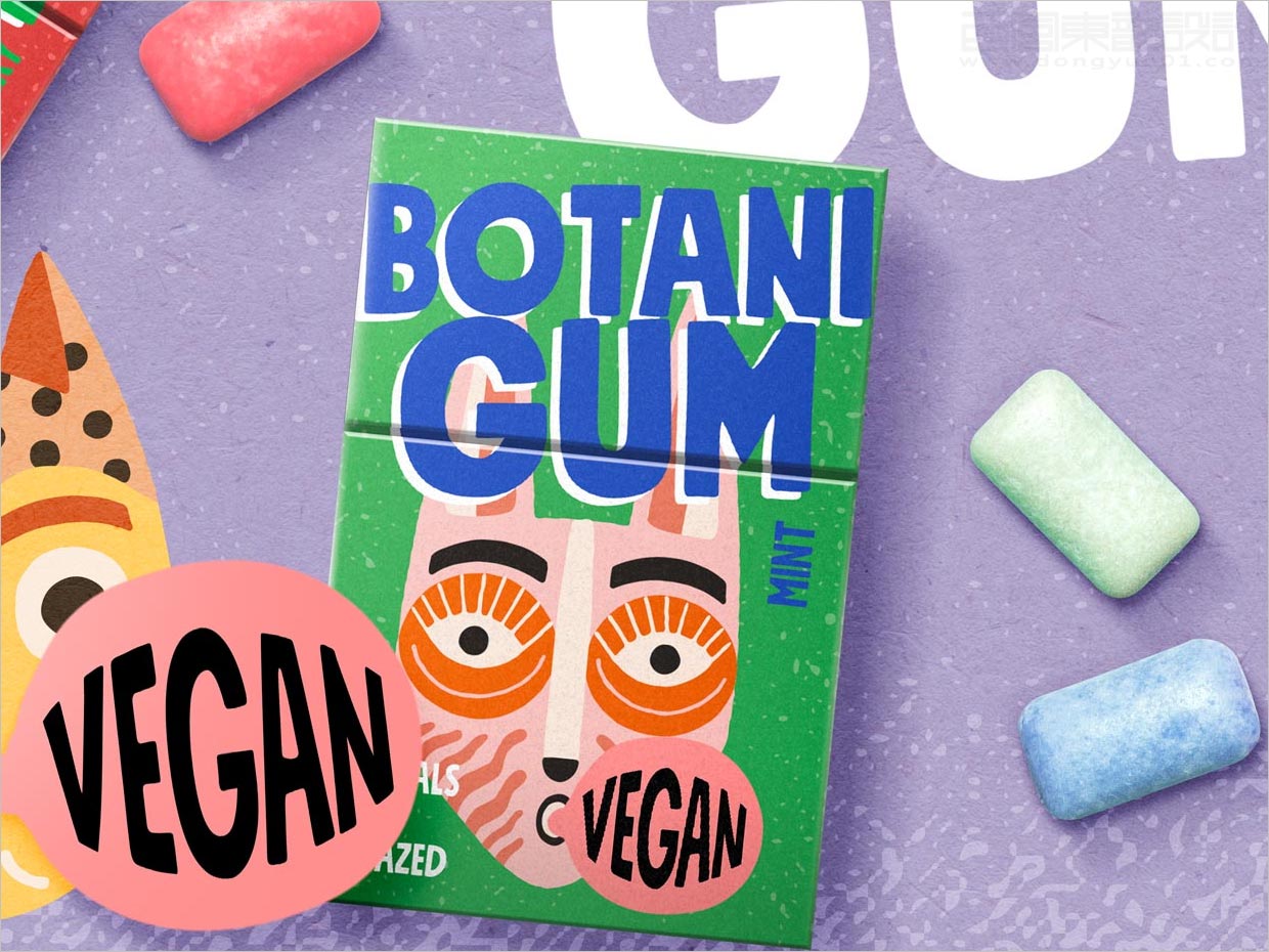 德國Botani Gum口香糖包裝設(shè)計(jì)之實(shí)物照片