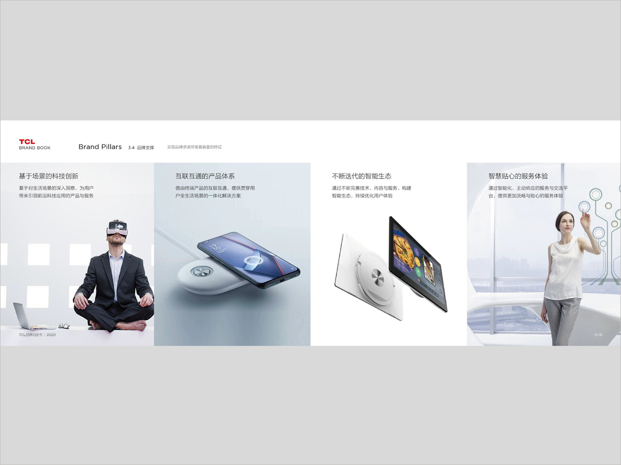 TCL科技集團公司智能終端業(yè)務品牌白皮書設計之品牌支撐頁面設計 TCL科技集團公司智能終端業(yè)務品牌白皮書設計之品牌支撐頁面設計