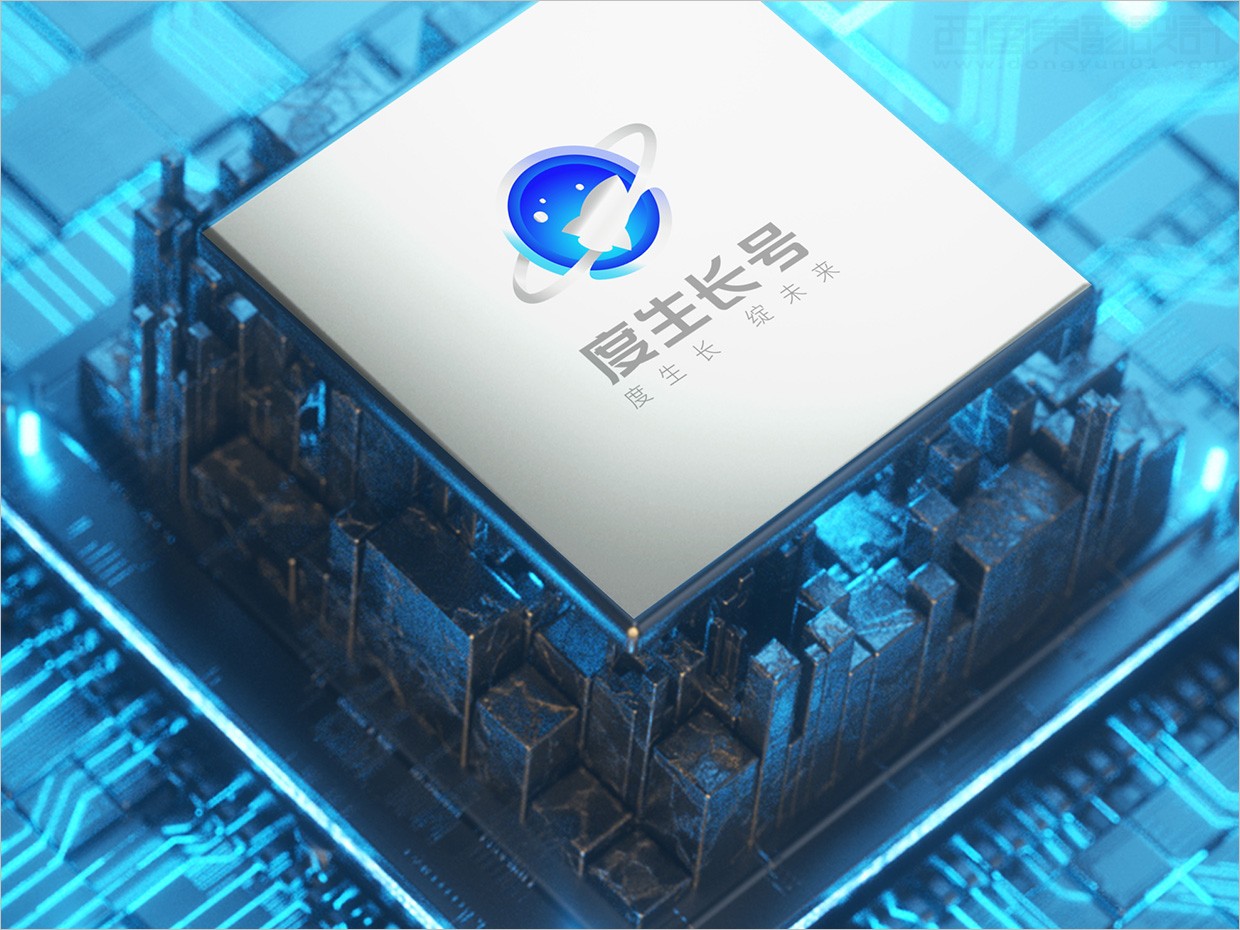 百度大學度生長號品牌logo設計應用 百度大學度生長號品牌logo設計應用