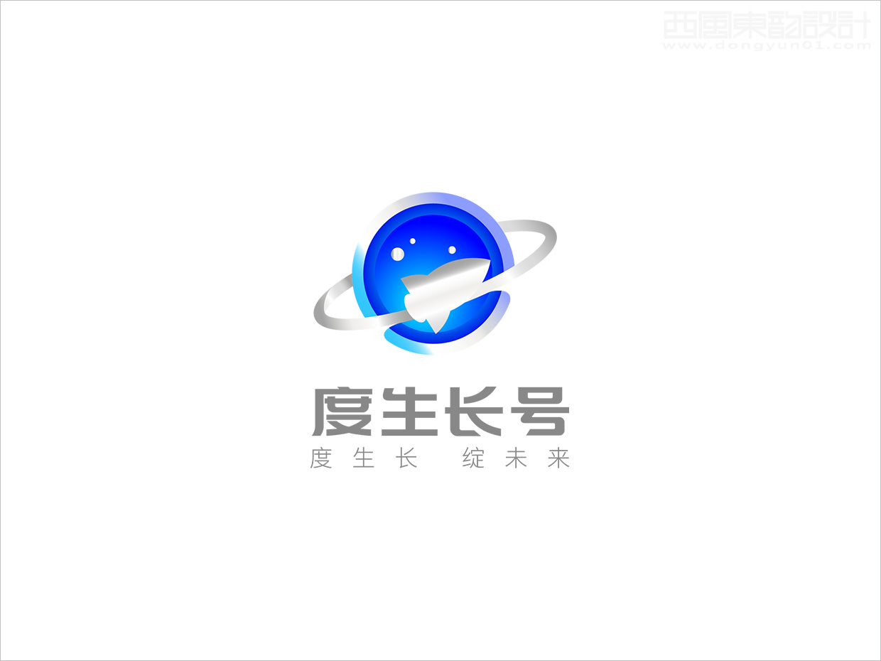 百度大學度生長號品牌logo設計 百度大學度生長號品牌logo設計
