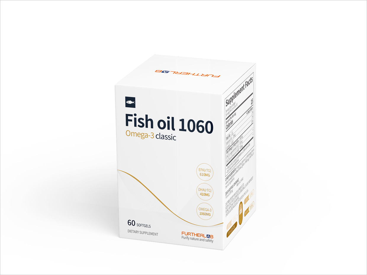 FURTHERLAB魚(yú)油保健品包裝設(shè)計(jì)