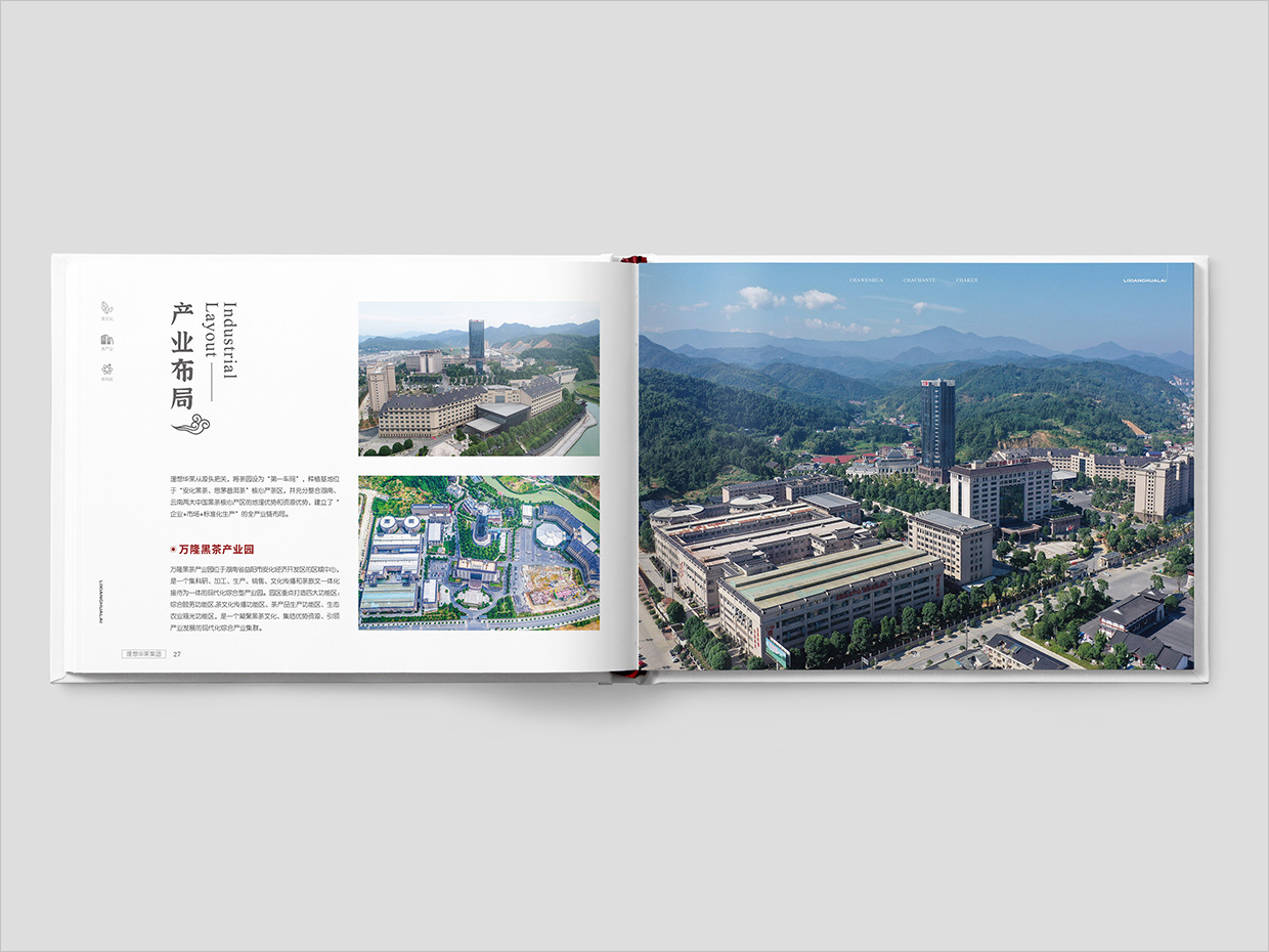 理想華萊科技集團(tuán)公司畫冊設(shè)計(jì)之產(chǎn)業(yè)布局頁面設(shè)計(jì)