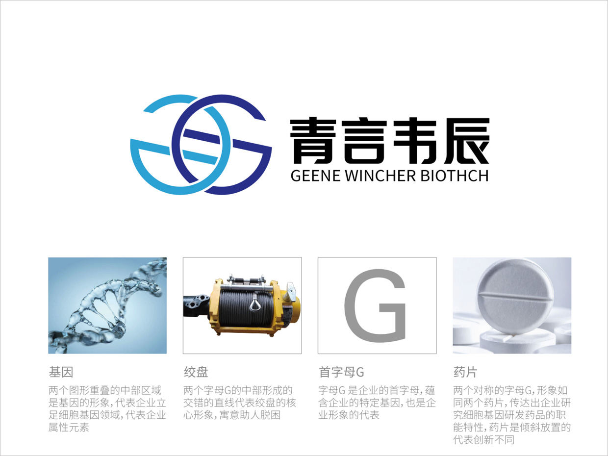 北京青言韋辰生物科技公司logo設(shè)計之創(chuàng)意理念說明 北京青言韋辰生物科技公司logo設(shè)計之創(chuàng)意理念說明